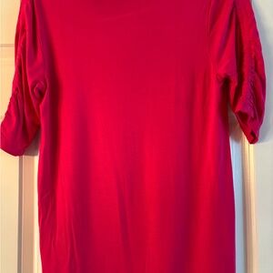 G by Giuliana Bright Pink Short Sleeve Tee